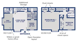 2br/1.5 bath