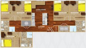 8N Lofts - 5 BEDROOM, 3 BATH