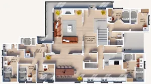 First level floor plan of 2335 Warring