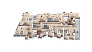 5 Bedroom | 1 Bathroom Apartment