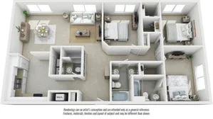 Redwood  Floor Plan Render