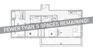 3 Bedroom Floor Plan | Apartments Near Csu | Uncommon Fort Collins