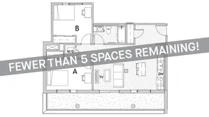 2 Bedroom Floor Plan 2 | Csu Off Campus Housing | Uncommon Fort Collins