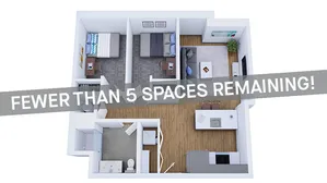 2 bedroom 1 bathroom 2 bed 1 bath luxury student apartment with terrace