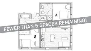 2 Bedroom Floor Plan 1