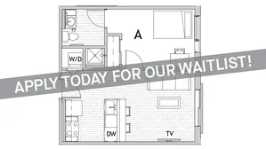 1 Bedroom Floor Plan 1