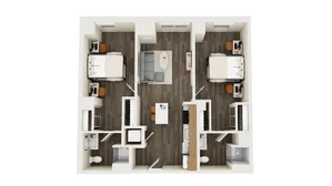 2x2 Double Bunk