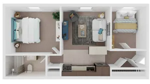 2 Bedroom Open Great Room