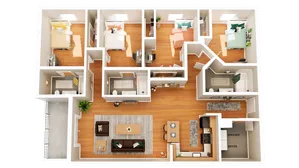 4 Bedroom 3 Bathroom D6