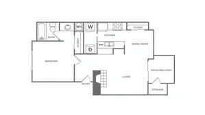 One Bedroom Renovated | 1 bed 1 bath | 662 sq ft