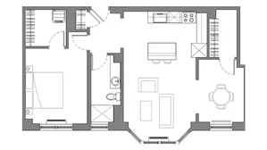 Large One Bedroom with Den