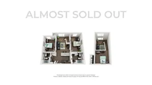 less than 5 units left