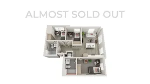 less than 5 beds left
