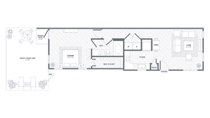 1 Bedroom 1 Bath, 764 square feet