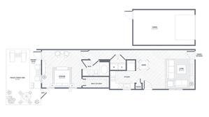 1 Bedroom 1 Bath, 816 square feet
