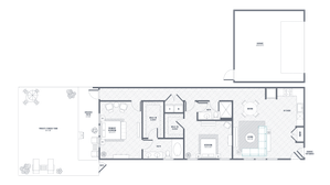 Two Bedroom Two Bath, 1,430 square feet