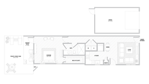 A2-Martini, Explore Floorplans, 1 Bedroom 1 Bath, 766 Square Feet