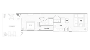 1 Bedroom 1 Bath, 765 Square Feet