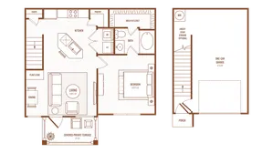 1 Bedroom 1 Bath, 765 Square Feet1 Bedroom 1 Bath, 1127 Square Feet