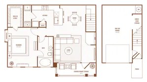 1 Bedroom 1 Bath, 1361 Square Feet