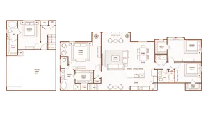 4 Bedroom 3 Bath, 2674 Square Feet