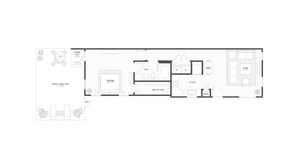 1 Bedroom Floor Plan | Apartments In McKinney TX | Luxe Prosper