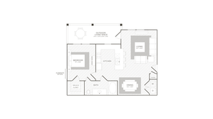 Floor Plan 3 | Apt In Conroe TX | The Towers Woodland