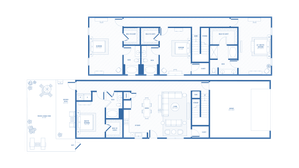 4 Bed 4 Bath Floor Plan | Apartments in Little Elm, TX | The Mansions at Oak Point