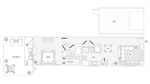 LANTANA A5 1 bed -1 bath | 1-car garage