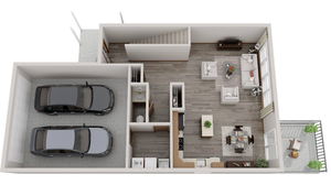 Boulder Townhome Floor 1
