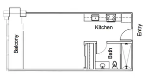 Studio floor plan