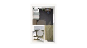 1BR/1BA - Single