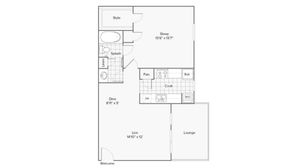 Floor Plan Image | ReNew Midland Apartment Homes for Rent in Midland TX 79703