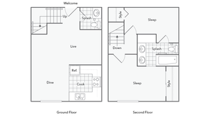 Floorplan Images | Arrive Clairemont