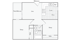 Floorplan Images | Arrive Clairemont