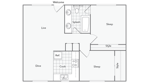 Floorplan Images | Arrive Clairemont