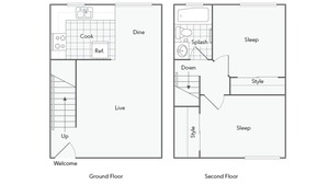 Floorplan Images | Arrive Clairemont
