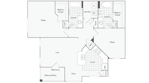Floorplan Images | Arrive Brentwood