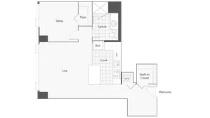 Floorplan Images | Arrive Michigan Avenue