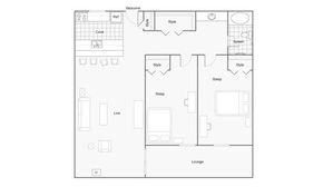 Floor Plan | The Social West Apartment Homes for Rent in Fort Collins CO 80521