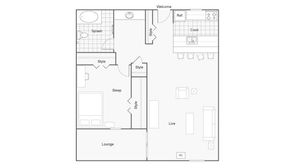 Floor Plan | The Social West Apartment Homes for Rent in Fort Collins CO 80521