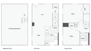Blacksburg 2-Bedroom Floorplan