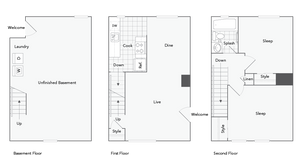 Beltsville 2-Bedroom Floorplan