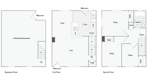 Dumont 3-Bedroom Floorplan
