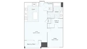 Nordhaus Plan A3 1-Bedroom