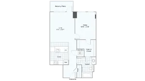 Nordhaus Plan A3T 1-Bedroom