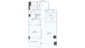 Nordhaus Plan A4T 1-Bedroom