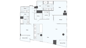 Penthouse B | 1-Bed Penthouse