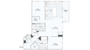 Nordhaus Plan B1T 2-Bedroom