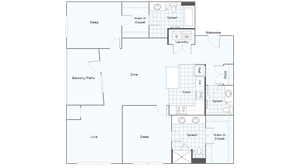 Nordhaus Plan B5 2-Bedroom